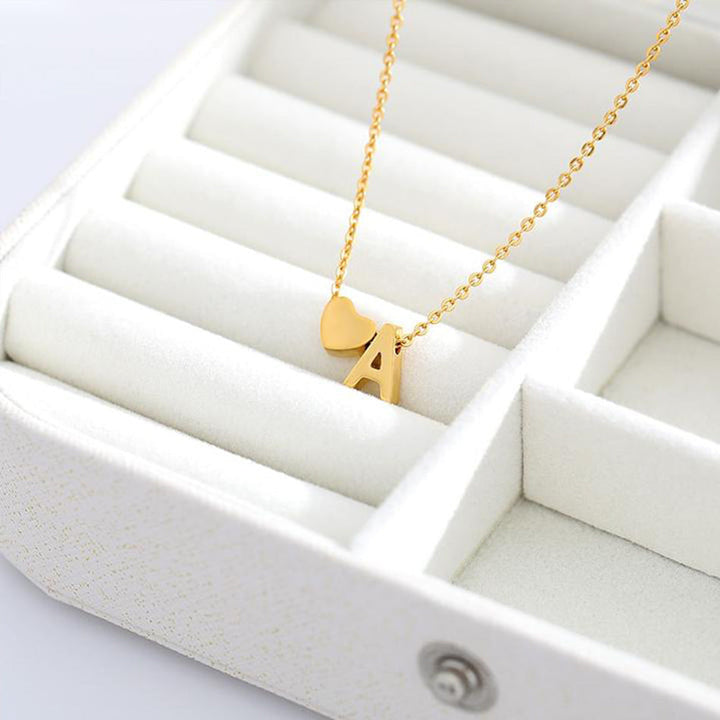Ria™ | Heart and Initial Necklace