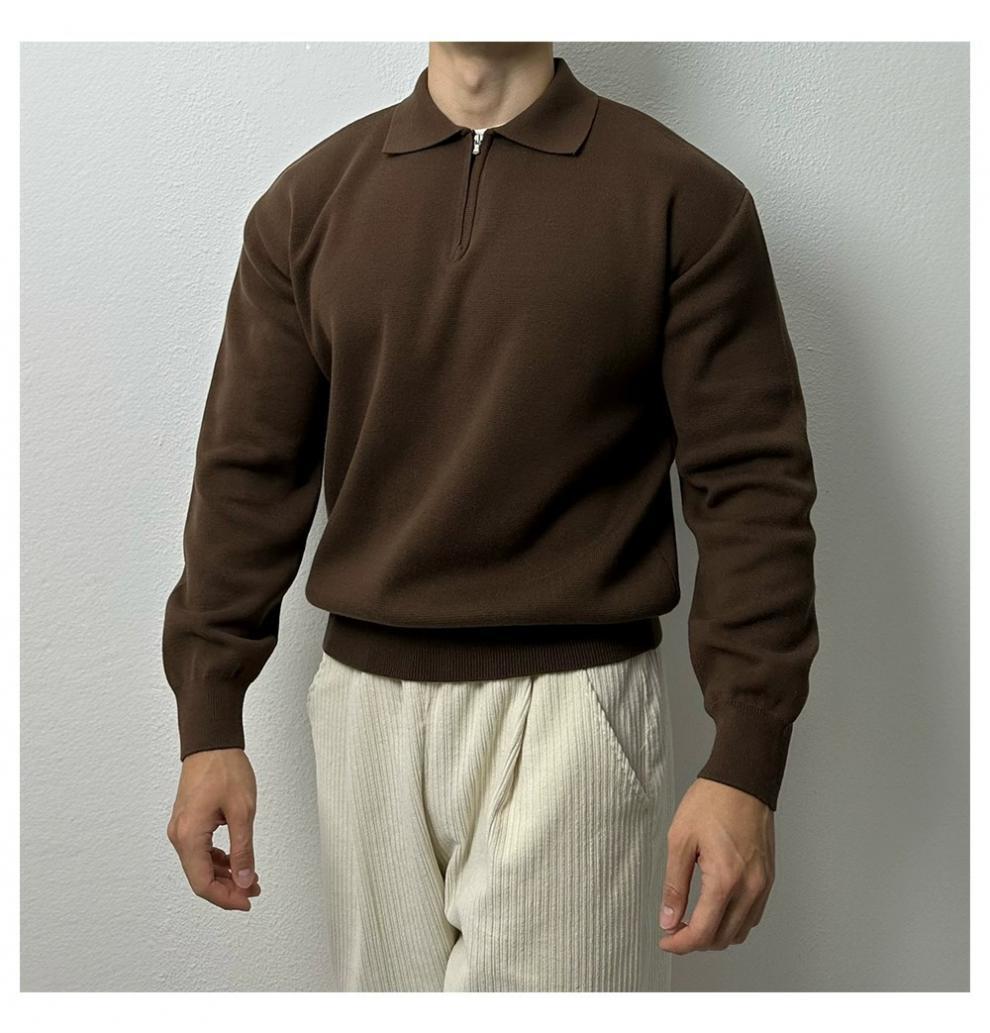 Derek - Zip Collar Sweater