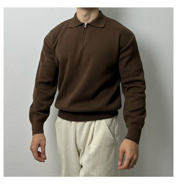 Derek - Zip Collar Sweater