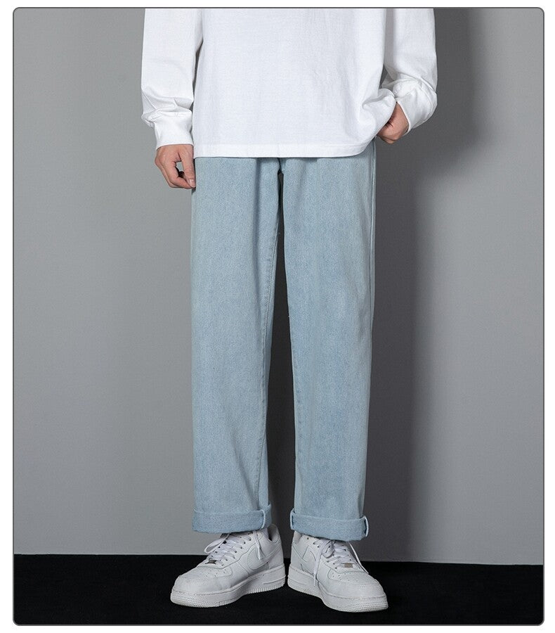 Randy - Classic Wide Leg Denim Pants