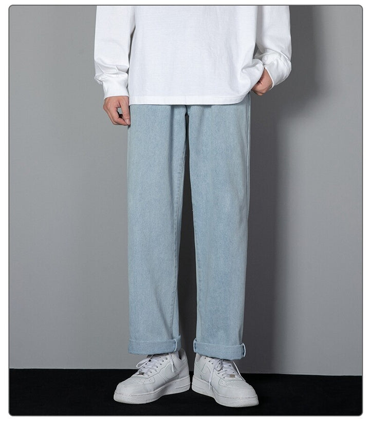 Randy - Classic Wide Leg Denim Pants