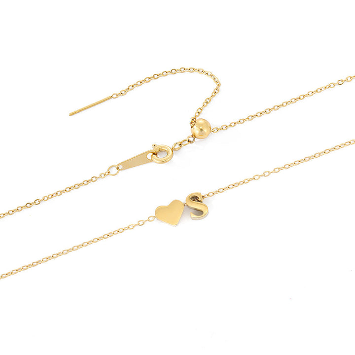Ria™ | Heart and Initial Necklace