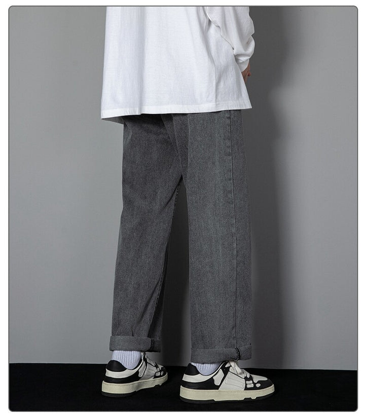 Randy - Classic Wide Leg Denim Pants