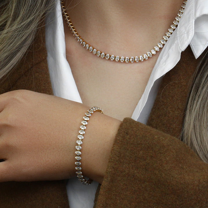 Wisteria™ | Tennis Necklace with Diamonds