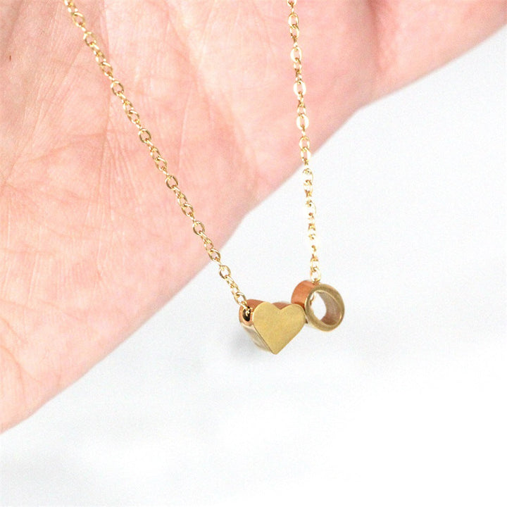 Ria™ | Heart and Initial Necklace