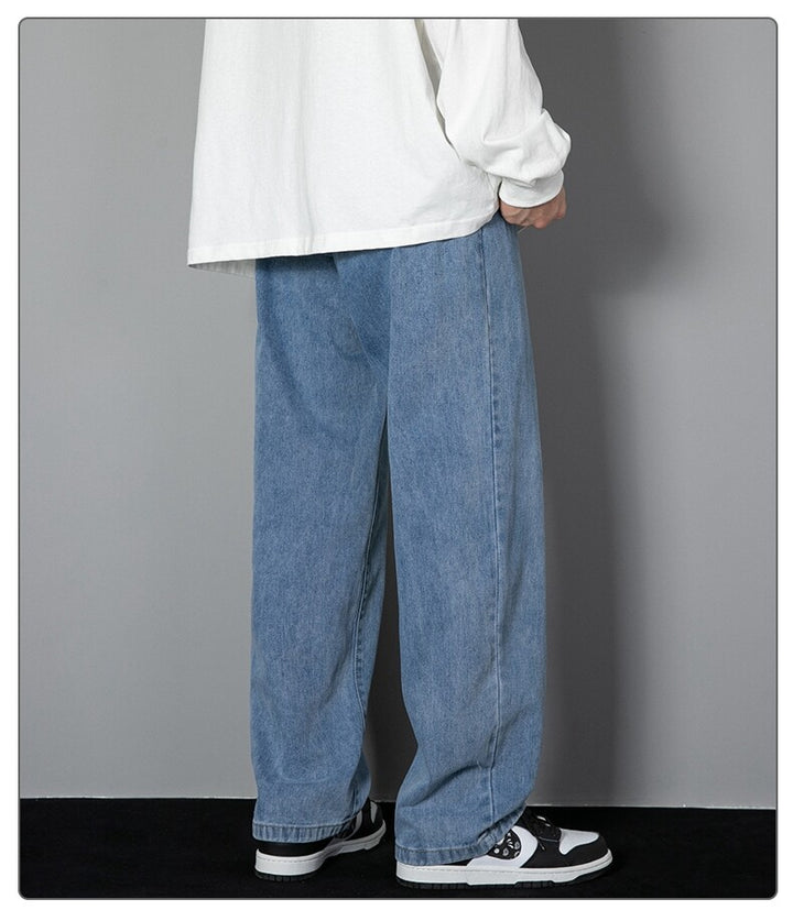 Randy - Classic Wide Leg Denim Pants