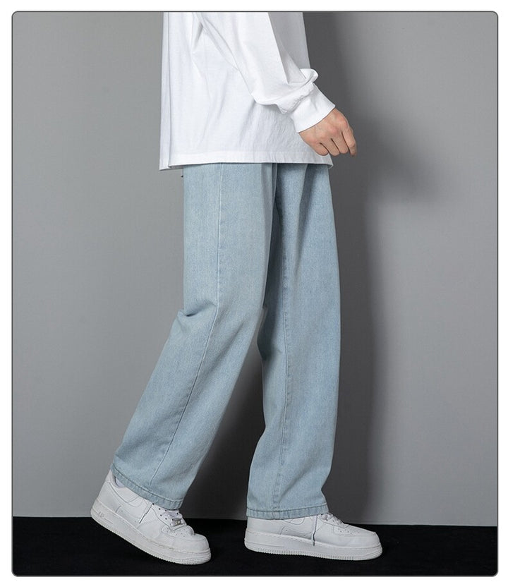 Randy - Classic Wide Leg Denim Pants