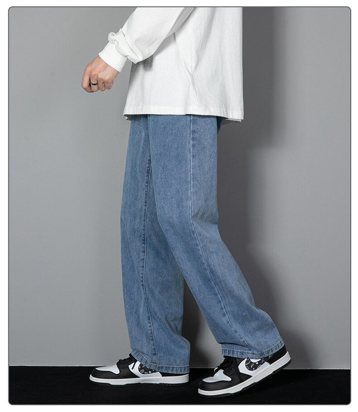 Randy - Classic Wide Leg Denim Pants
