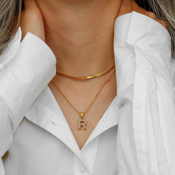 Fiona™ | Two-in-one necklace with initial