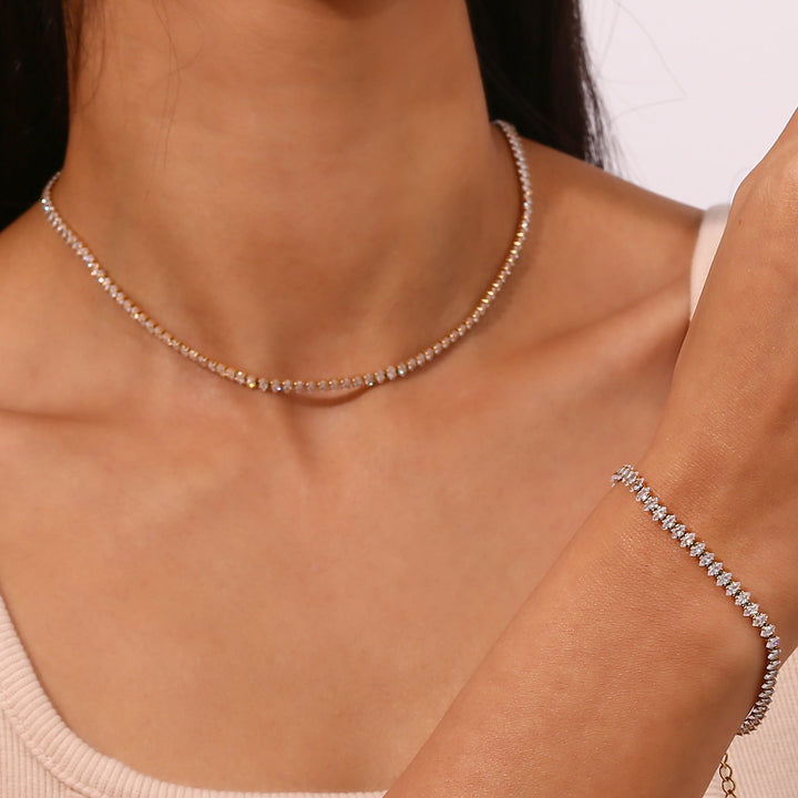 Wisteria™ | Tennis Necklace with Diamonds