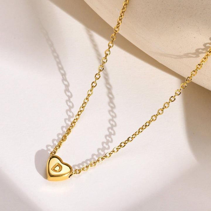 Hart™ | Heart Pendant Necklace with Initial