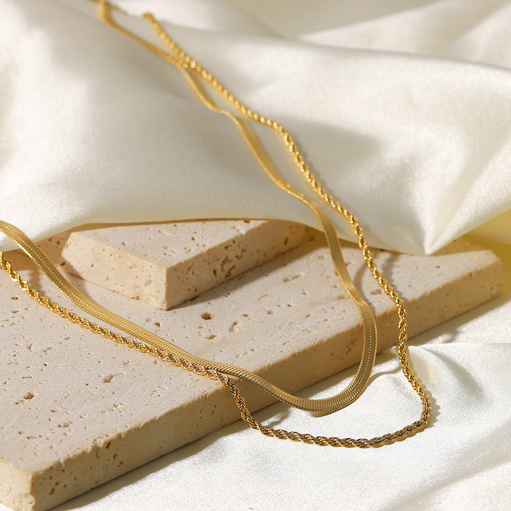 Hailey™ | Layered Gold Chain Necklace