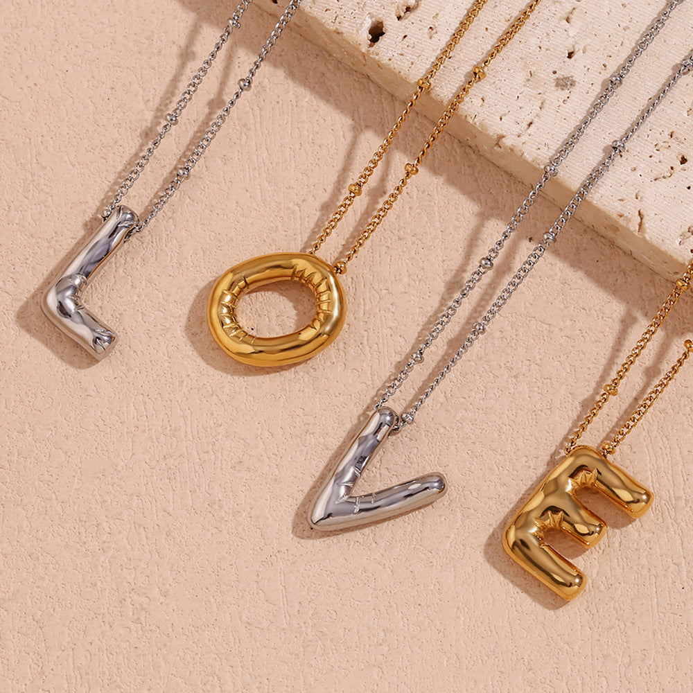 Clarisa™ | Necklace with Gold Initial