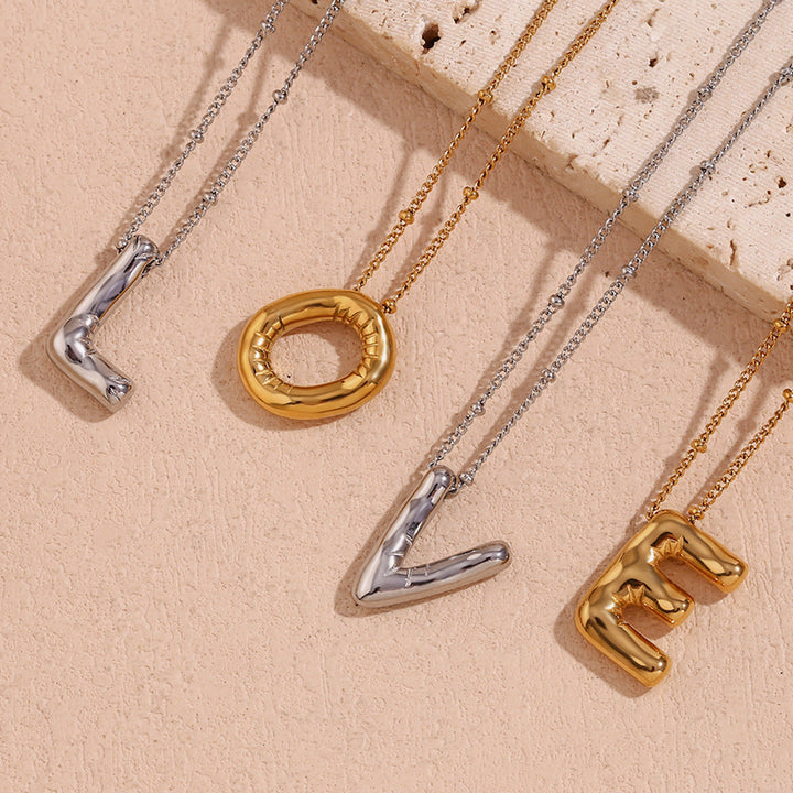 Clarisa™ | Necklace with Gold Initial