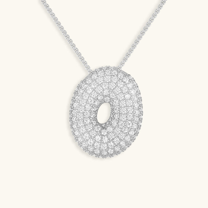 Bubble™ | Necklace with Diamonds and Initials