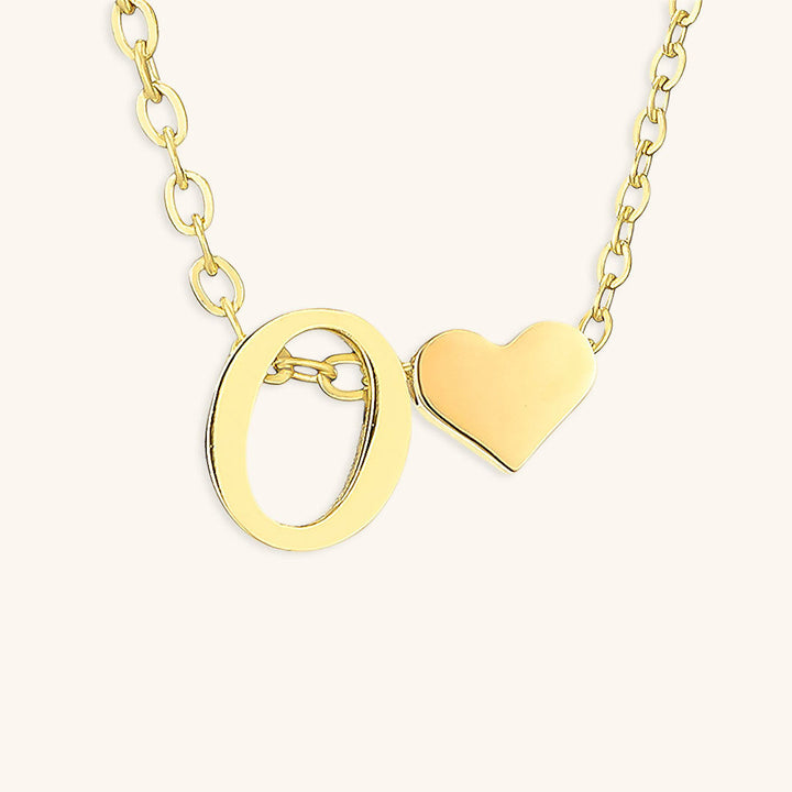 Ria™ | Heart and Initial Necklace