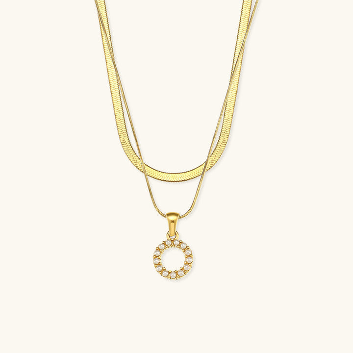 Fiona™ | Two-in-one necklace with initial