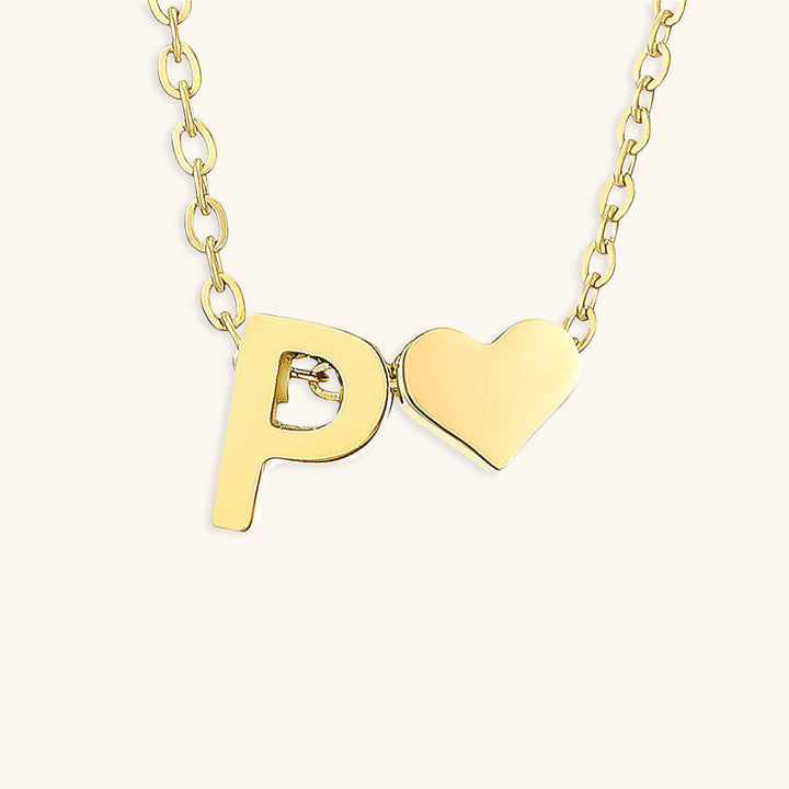 Ria™ | Heart and Initial Necklace