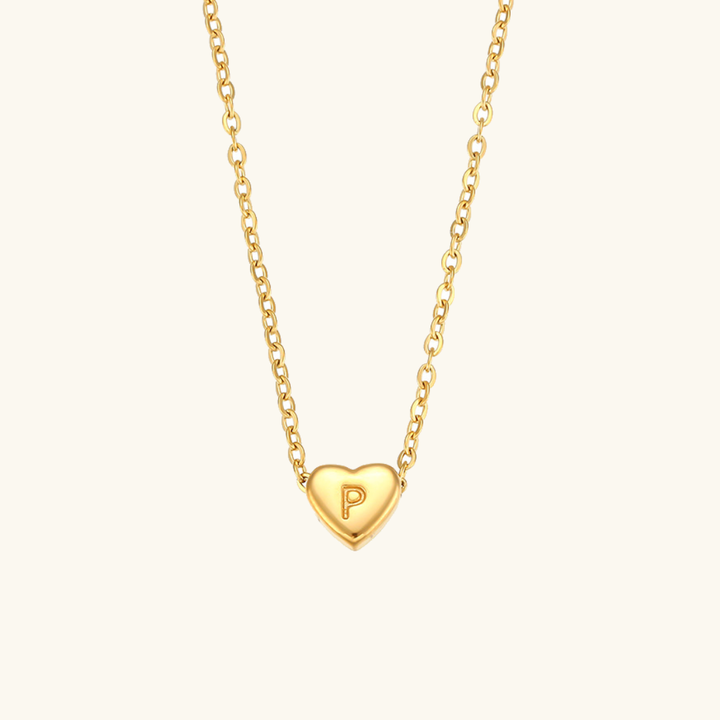 Hart™ | Heart Pendant Necklace with Initial