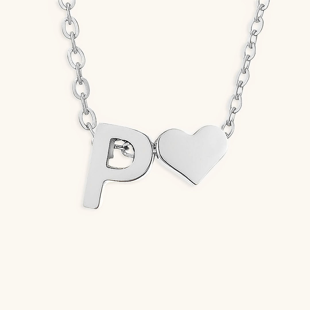 Ria™ | Heart and Initial Necklace