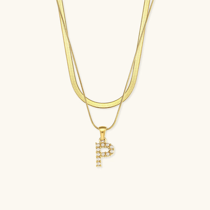 Fiona™ | Two-in-one necklace with initial