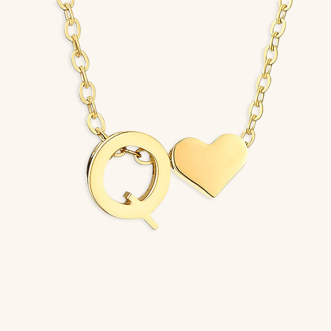 Ria™ | Heart and Initial Necklace