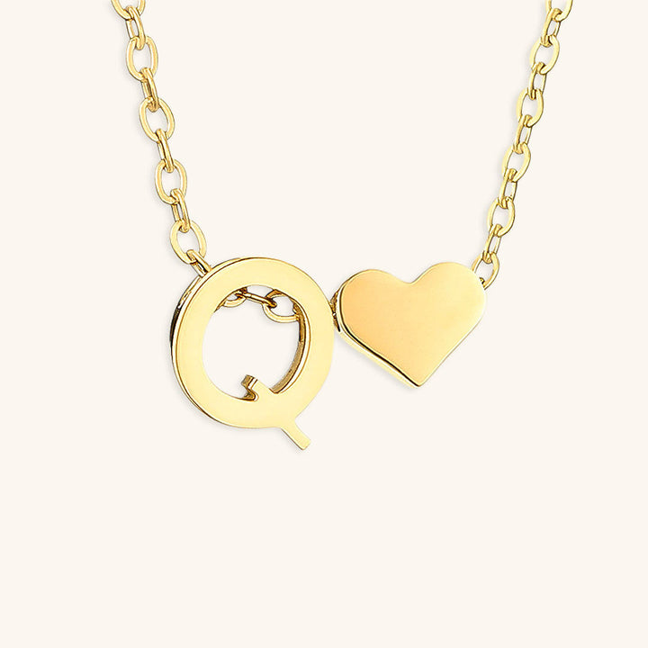 Ria™ | Heart and Initial Necklace
