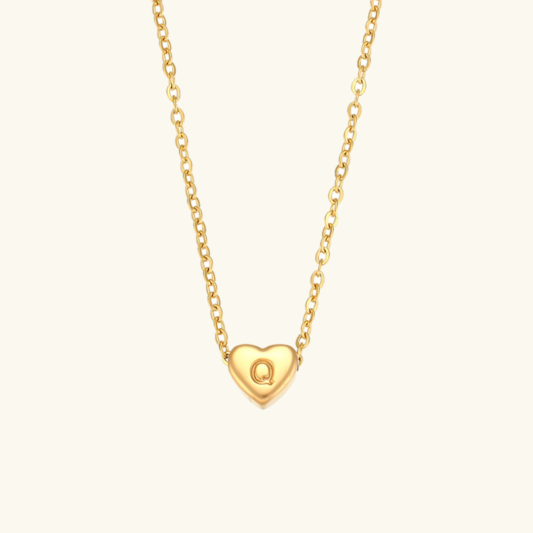 Hart™ | Heart Pendant Necklace with Initial