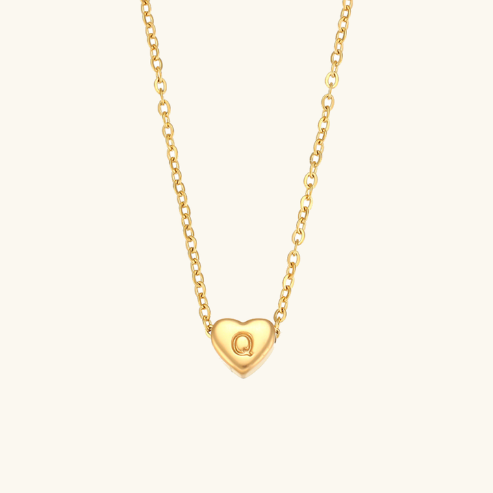 Hart™ | Heart Pendant Necklace with Initial