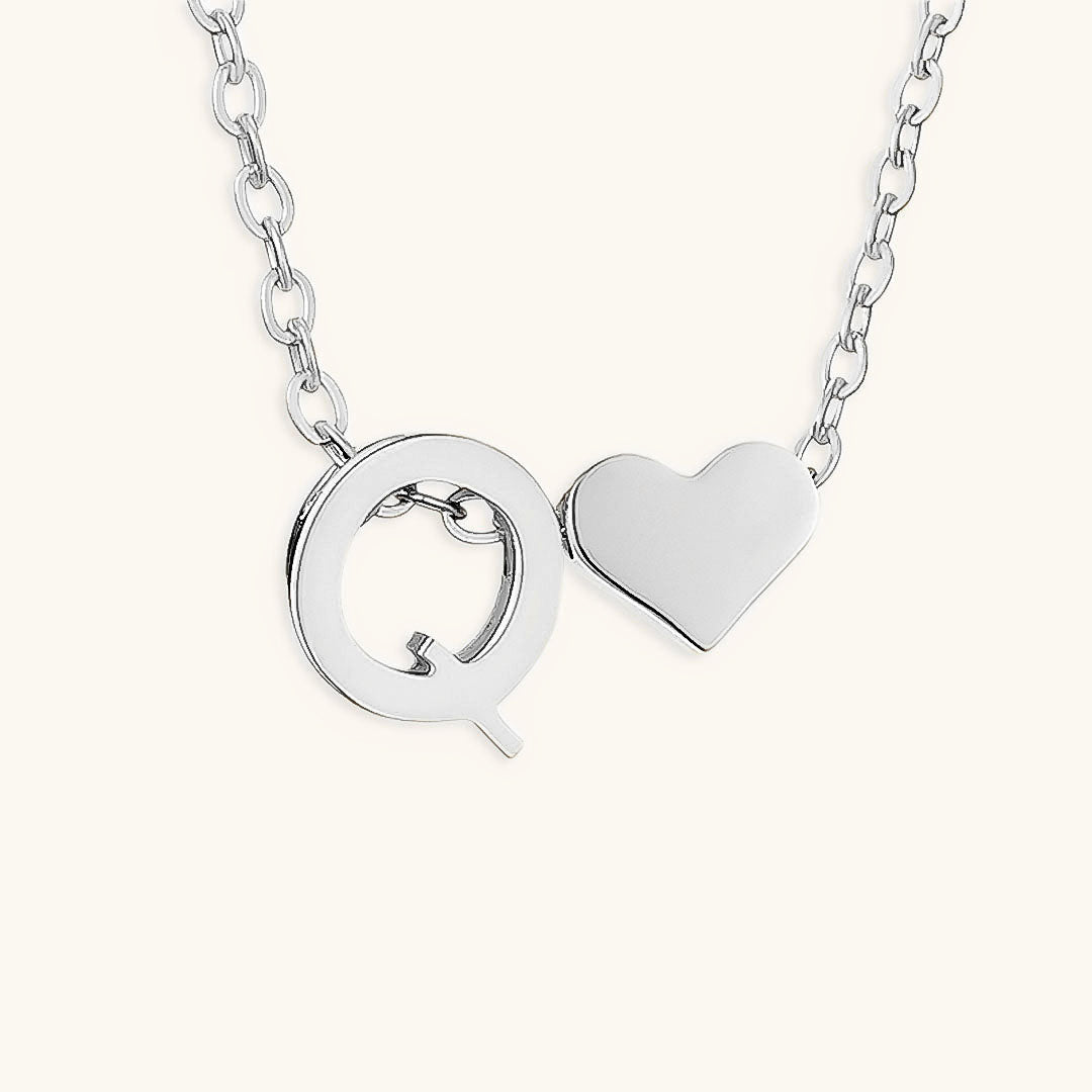 Ria™ | Heart and Initial Necklace