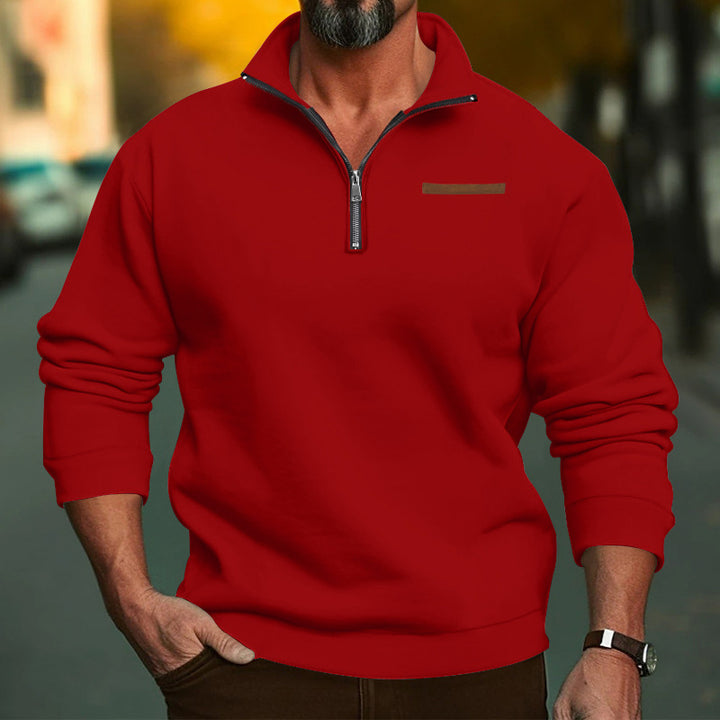 Parker - Velvet Half-Zip Pullover