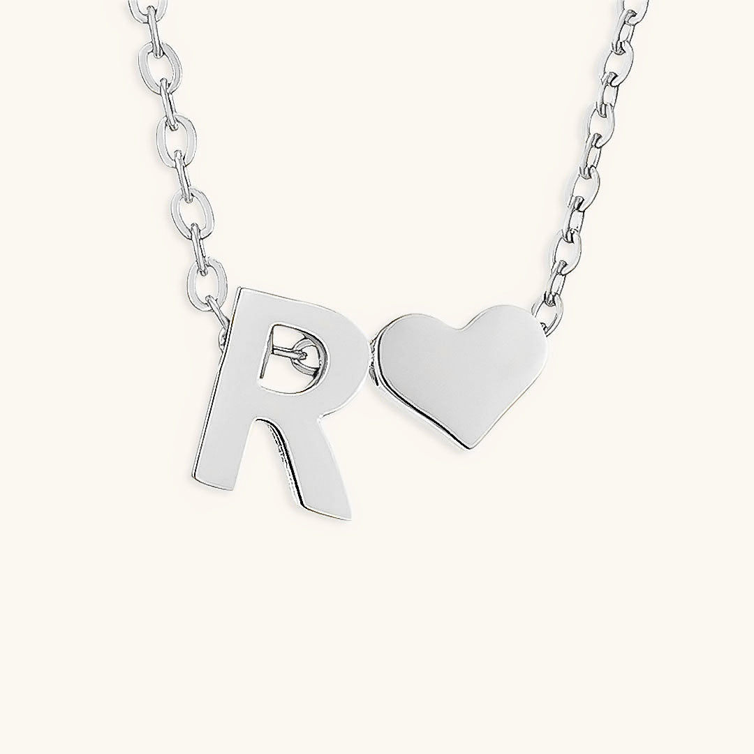 Ria™ | Heart and Initial Necklace