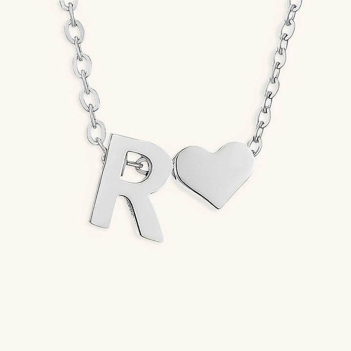 Ria™ | Heart and Initial Necklace
