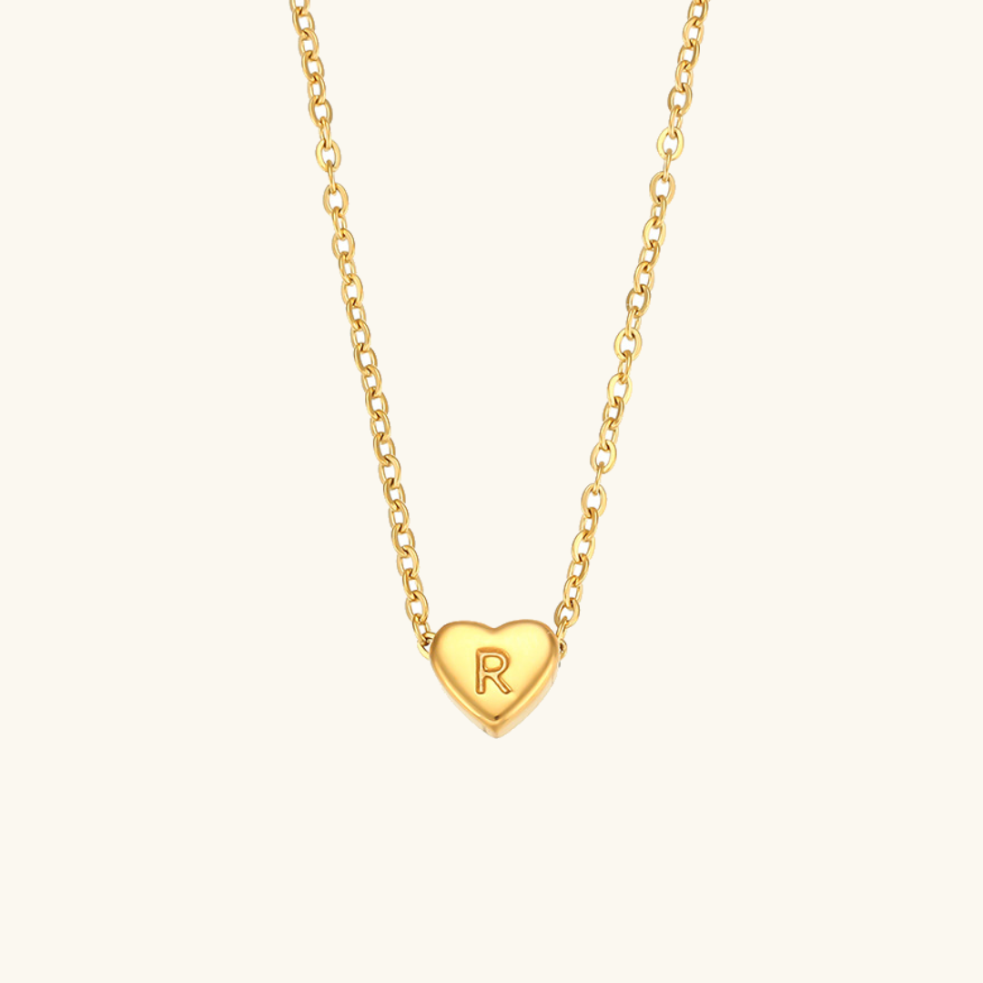 Hart™ | Heart Pendant Necklace with Initial