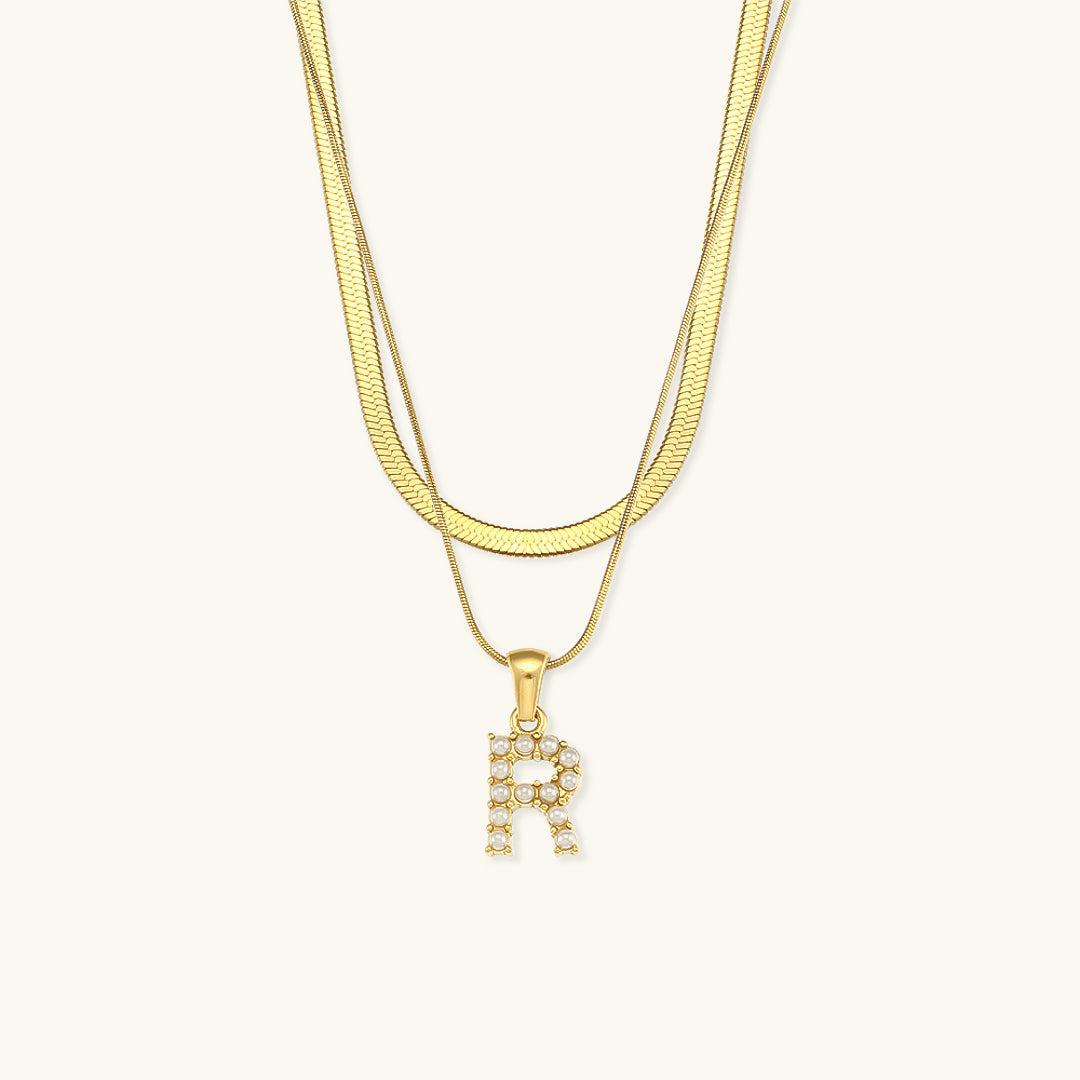 Fiona™ | Two-in-one necklace with initial