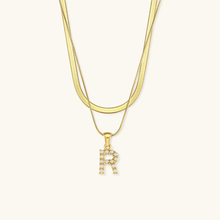 Fiona™ | Two-in-one necklace with initial