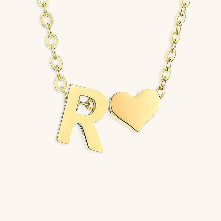 Ria™ | Heart and Initial Necklace