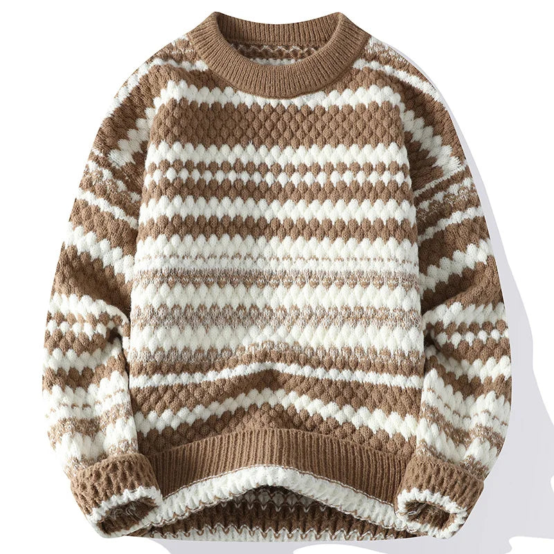 Knitmania | Striped Knit Sweater for Men