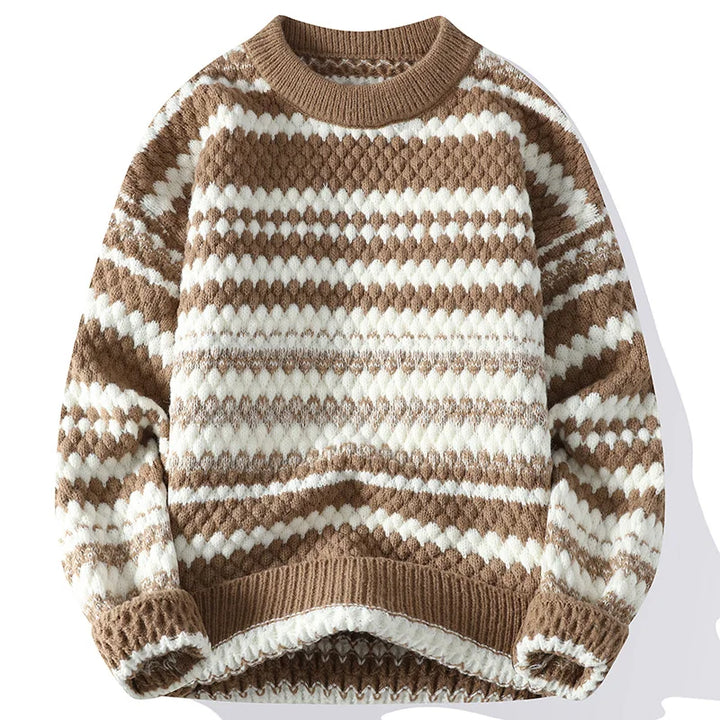 Knitmania | Striped Knit Sweater for Men