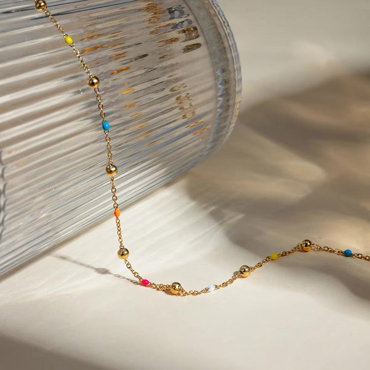 Amphitrite™ | Gold Necklace with Beads
