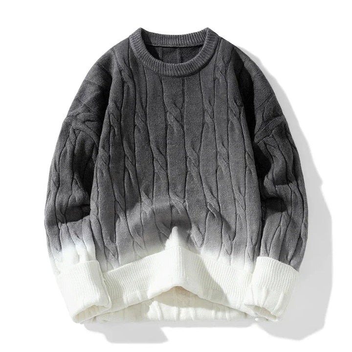 Knitmania | Chunky Knit Gradient Sweater for Men