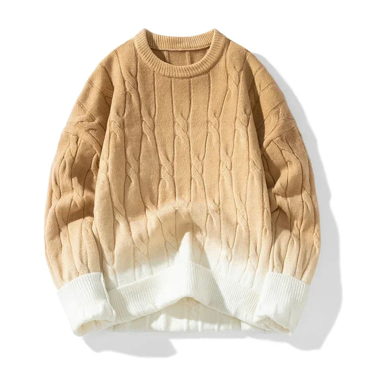 Knitmania | Chunky Knit Gradient Sweater for Men