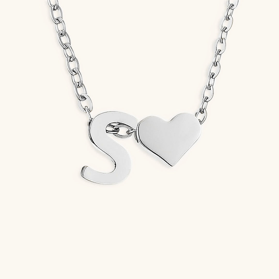 Ria™ | Heart and Initial Necklace