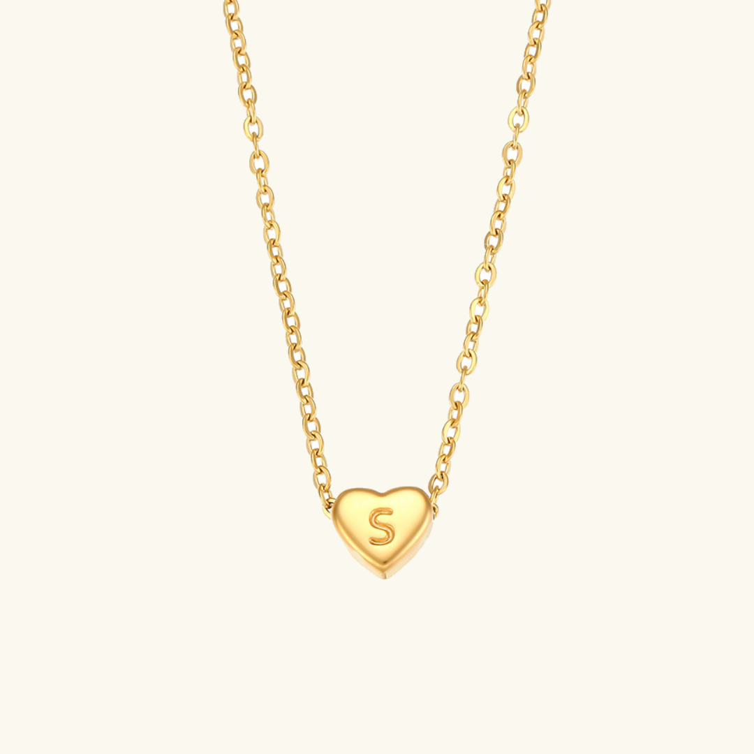 Hart™ | Heart Pendant Necklace with Initial