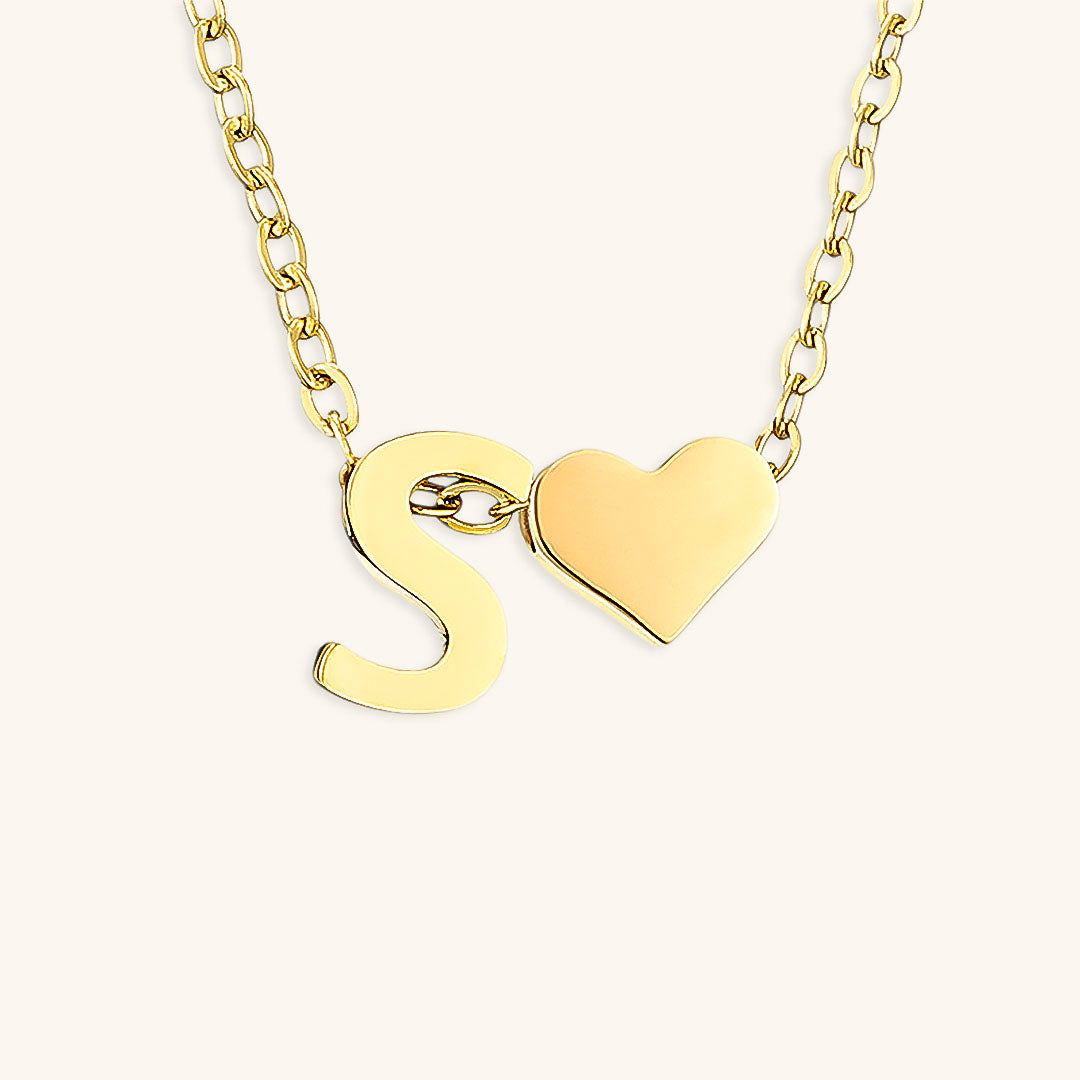 Ria™ | Heart and Initial Necklace