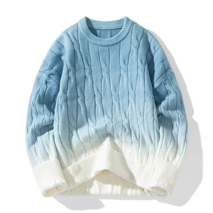 Knitmania | Chunky Knit Gradient Sweater for Men