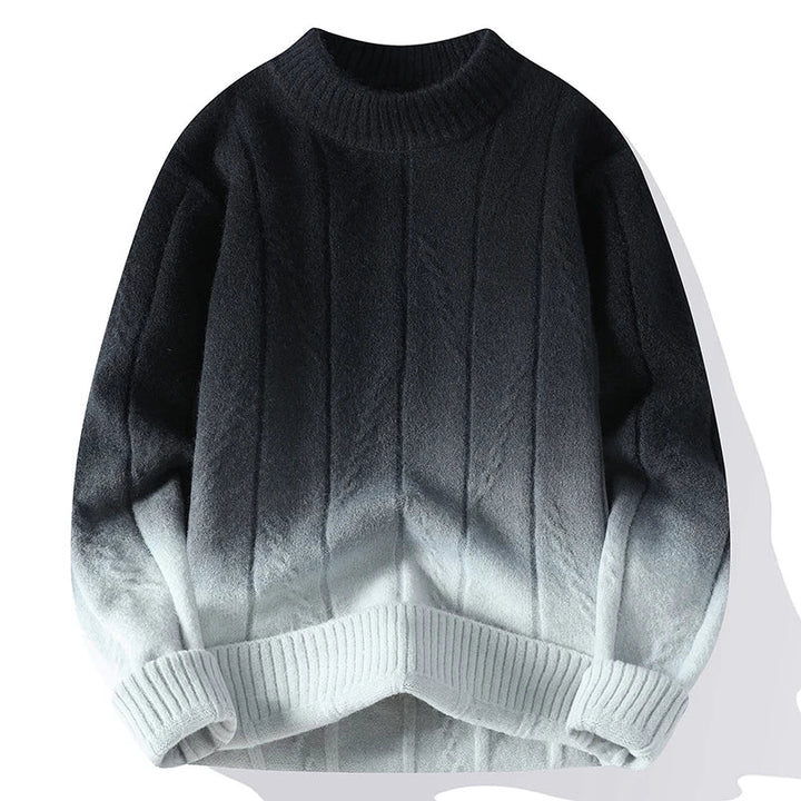 Knitmania | Contrast Color Knit Sweater for Men
