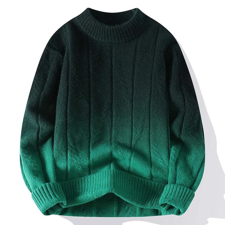 Knitmania | Contrast Color Knit Sweater for Men
