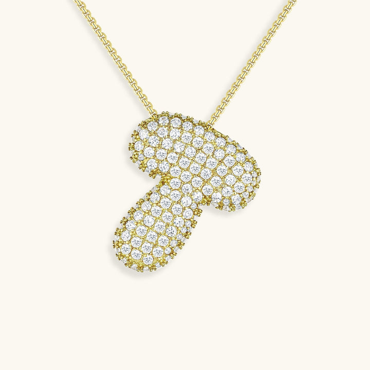 Bubble™ | Necklace with Diamonds and Initials