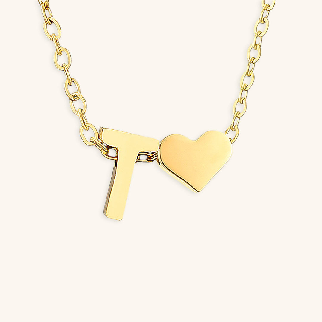 Ria™ | Heart and Initial Necklace
